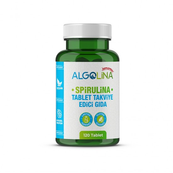 Algolina Spirulina Tablet 525 Mg -120 Tablet	